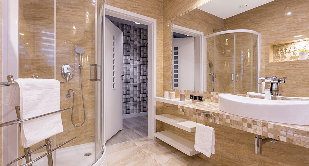 36 x 42 glass shower enclosure