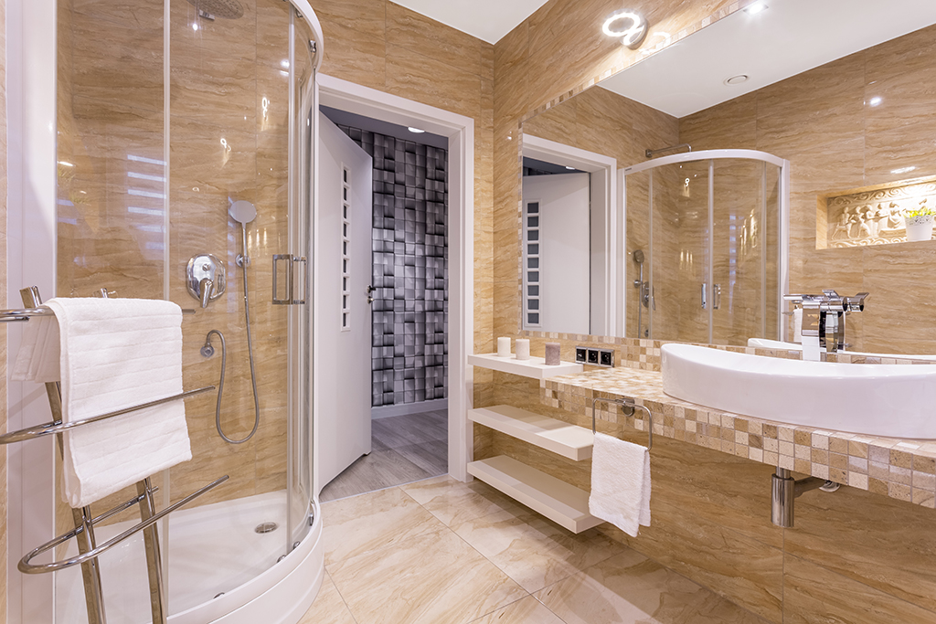 36 x 42 glass shower enclosure