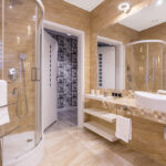 bathroom sliding shower doors