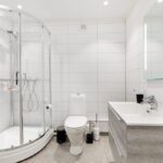 bathroom with shower enclosure