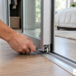 glass closet door repair