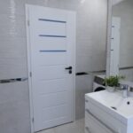 bathroom doors with frosted glass