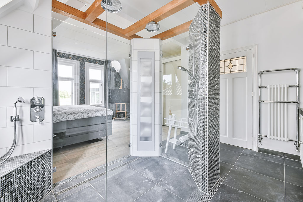 glass shower enclosure