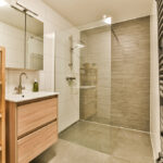 36 glass shower panel